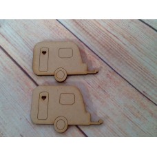 Laser cut Caravan 75mm